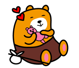 Liu-Lang Bear-LOVE Time sticker #14661633