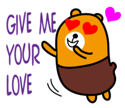 Liu-Lang Bear-LOVE Time sticker #14661634