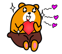 Liu-Lang Bear-LOVE Time sticker #14661637