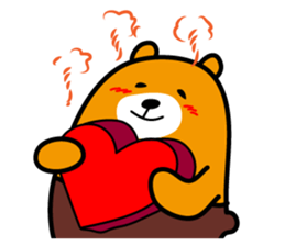 Liu-Lang Bear-LOVE Time sticker #14661639