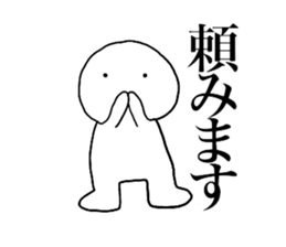 Large Font lnvisible Man Mr.3 use set sticker #14662519