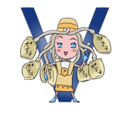 Medeyusa and Potato chips sticker #14662862