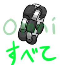 Robot making sticker sticker #14663322