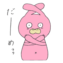 Rabbits and Bears. sticker #14664099