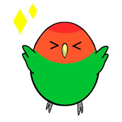 Round Peach-faced Lovebird !