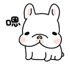 French Bulldog-White Bubble4.0 sticker #14664612