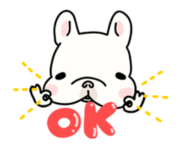 French Bulldog-White Bubble4.0 sticker #14664613