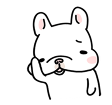 French Bulldog-White Bubble4.0 sticker #14664619