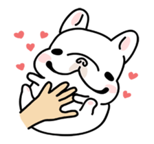 French Bulldog-White Bubble4.0 sticker #14664624