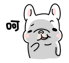 French Bulldog-White Bubble4.0 sticker #14664625