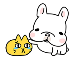 French Bulldog-White Bubble4.0 sticker #14664629