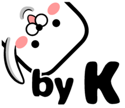 "K" sticker!! sticker #14665227
