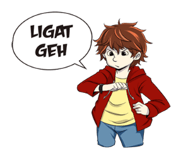 Cowok Lampung sticker #14666189