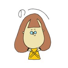 Glasses Woman's Sticker sticker #14666840