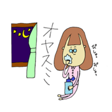 Glasses Woman's Sticker sticker #14666842