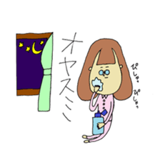 Glasses Woman's Sticker sticker #14666842