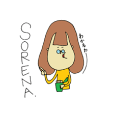 Glasses Woman's Sticker sticker #14666843