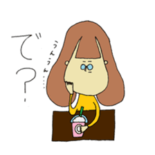 Glasses Woman's Sticker sticker #14666849