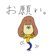 Glasses Woman's Sticker sticker #14666871