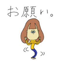 Glasses Woman's Sticker sticker #14666871