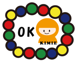 NAME NINJA "KIMIE" sticker #14666993