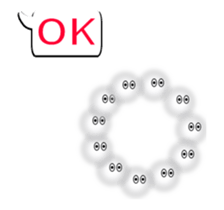 the White and the Black sticker #14667427