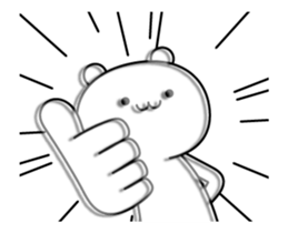 Violently blurry bear sticker #14667645