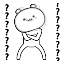 Violently blurry bear sticker #14667653