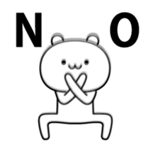 Violently blurry bear sticker #14667654