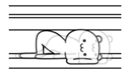 Violently blurry bear sticker #14667656