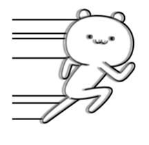 Violently blurry bear sticker #14667657