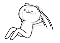 Violently blurry bear sticker #14667661