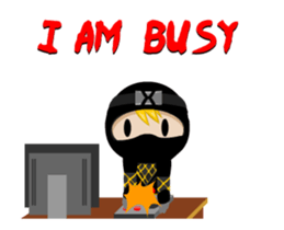 I AM A NINJA sticker #14667674