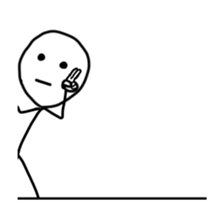 stick person animation sticker #14668179