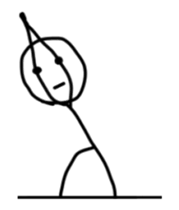 stick person animation sticker #14668184