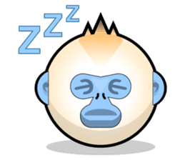 Snub Nose Stickers - Golden Monkey Emoji sticker #14668366