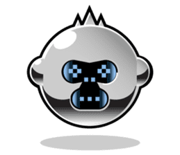 Snub Nose Stickers - Golden Monkey Emoji sticker #14668372