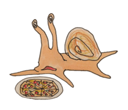 backpack snail sticker #14668376