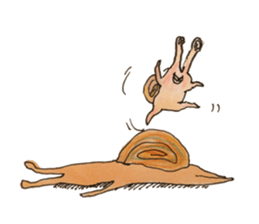 backpack snail sticker #14668387