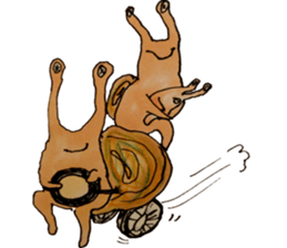 backpack snail sticker #14668394