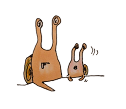 backpack snail sticker #14668395