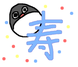 snowpenguin xmas sticker #14669067