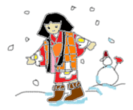 Oyou of the Traditional ghost 2 sticker #14669202