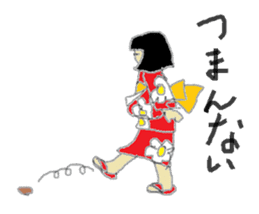 Oyou of the Traditional ghost 2 sticker #14669203