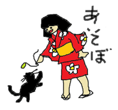 Oyou of the Traditional ghost 2 sticker #14669204