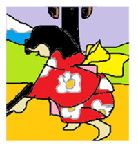 Oyou of the Traditional ghost 2 sticker #14669206