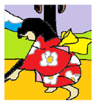 Oyou of the Traditional ghost 2 sticker #14669206