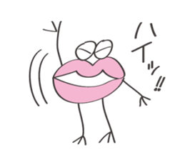 Happy LIP sticker #14669418