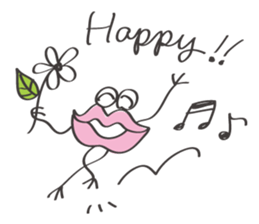 Happy LIP sticker #14669427