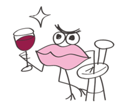 Happy LIP sticker #14669438